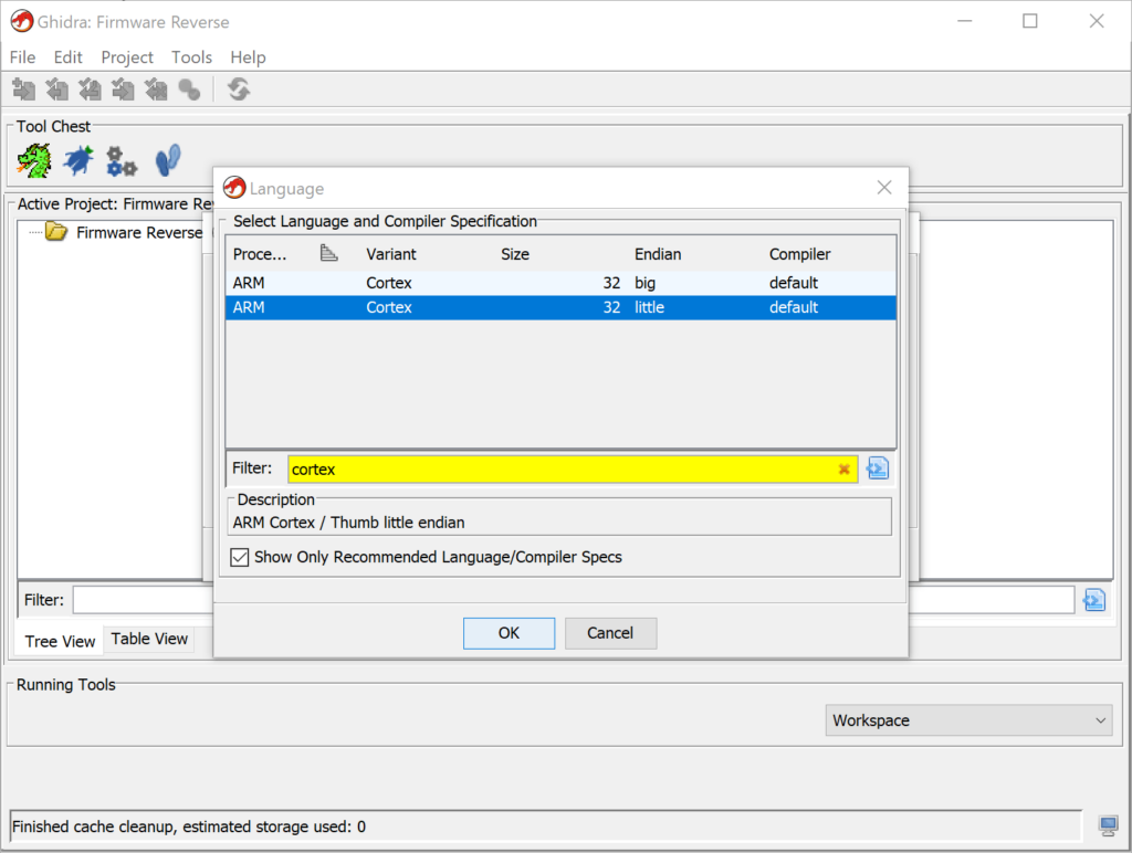 Importing nRF52 Binary in Ghidra